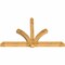 Ekena Millwork Redmond Rough Sawn Timber Gable Bracket, Western Red Cedar, 108"W x 68"H x 6"D x 6"F, 15/12 Pitch GBW108X68X0606RED00RWR - alternate 3
